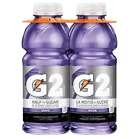 Gatorade G2 Raisin Boisson pour Sportifs 6 x 591 mL, Bouteilles 6x591mL