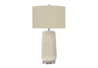 Monarch Specialties  Luminaire, 31"h, Lampe De Table, Crème, Tons Beige., Contemporain