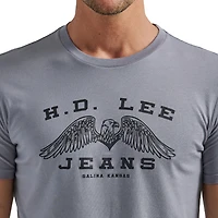 Lee Tee logo manches courtes