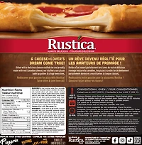 Pizza Rustica Croûte Farcie Pepperoni et Bacon 665 G Congelee Pizza Rustica Croute Farcie Pepperoni et Bacon