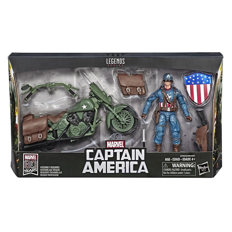Marvel Legends Series - Captain America avec moto