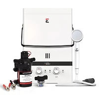 Eccotemp Luxe 1.85 GPM Portable Outdoor Tankless Water Heater w/ EccoFlo Diaphragm 12V Pump and Strainer