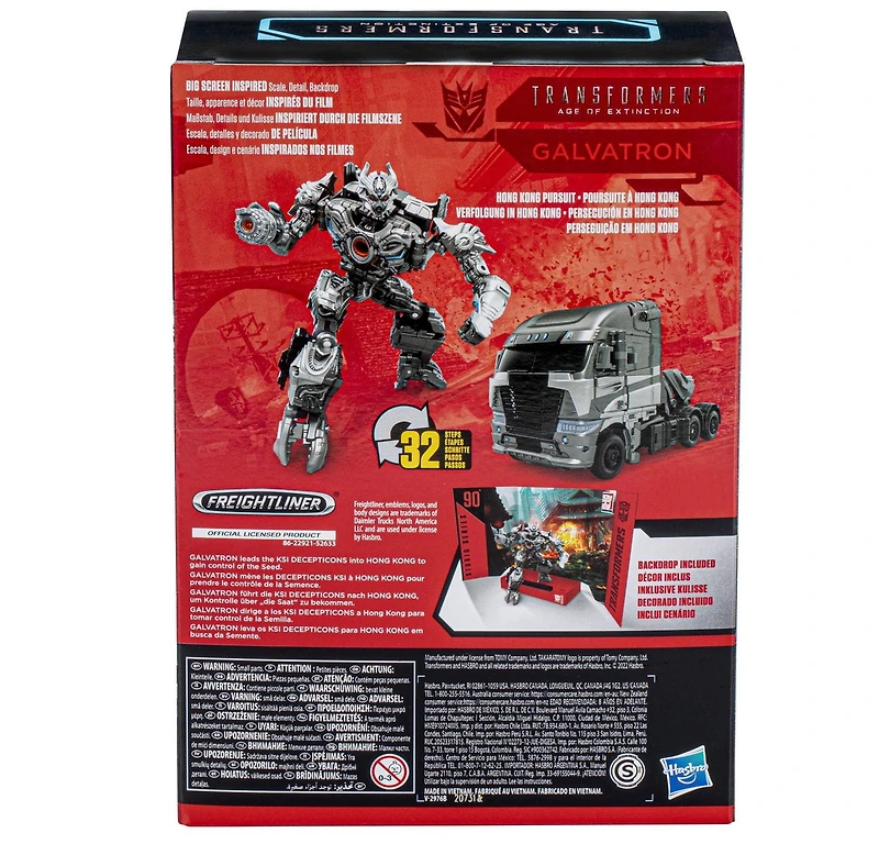 Transformers Studio Series 90, figurine Galvatron classe Voyageur du film Transformers : L'Âge de l'extinction, 16,5 cm