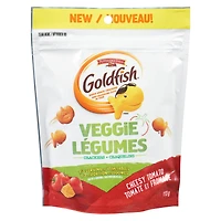 Craquelins Goldfish aux légumes, à la tomate et au fromage