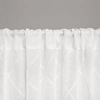 Home Trends Diamond Embroidered Window Panel