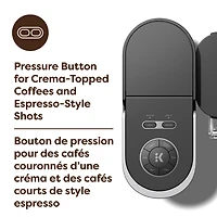 Cafetière une tasse à la fois pour capsule K-Cup® Keurig® K-Crema®