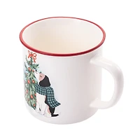 Holiday Time Decal Ceramic Mug, 16.5 oz, 1 Piece, Mug, Ceramic
