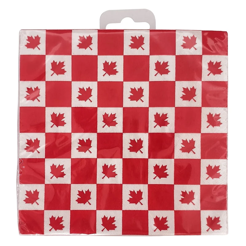 Way to Celebrate Red Napkins for Canada Day