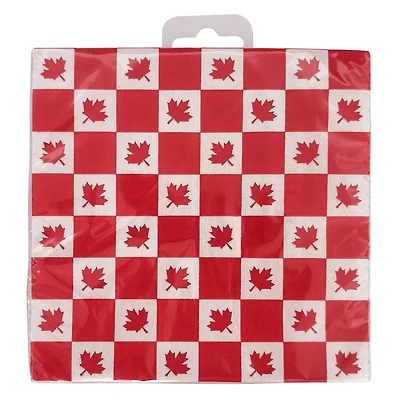 Way to Celebrate Red Napkins for Canada Day