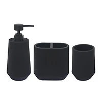 Hometrends Apollo resin lotion dispenser, soap dispenser in black, 1 resin soap pump and lotion pump for kitchen, bathroom or hotel