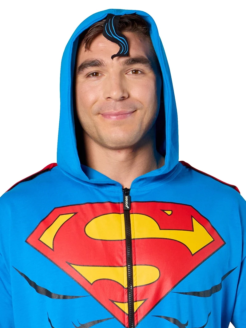 Costume Zipsters Tout-Confort Superman de DC Comics pour Adultes par Rubies, pour Hommes