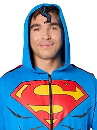 Costume Zipsters Tout-Confort Superman de DC Comics pour Adultes par Rubies, pour Hommes