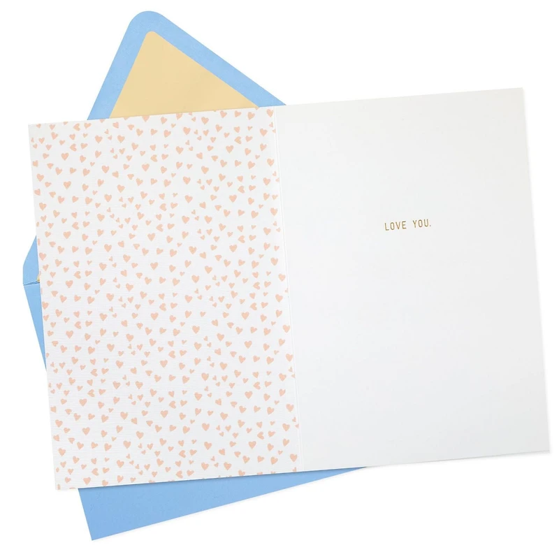 Hallmark Signature Love Card, Anniversary Card, Valentine's Day Card, Romantic Birthday Card for Husband, Wife, Boyfriend, Girlfriend (Travel)