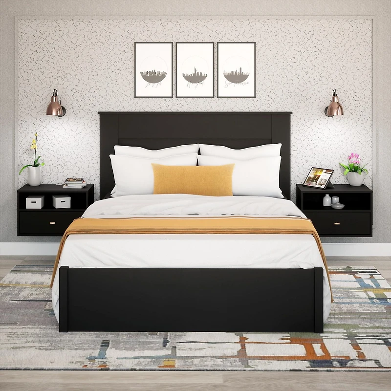 Prepac Floating Nightstand - Set of 2