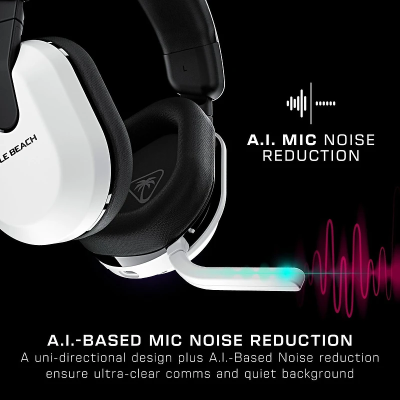 Turtle Beach® Stealth™ 600 – Blanc pour Xbox Series X|S, Xbox One, PC, PS5™, PS4™, et autres appareils mobiles équipés du Bluetooth®, Xbox Series X/S