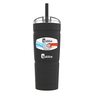 bubba Envy S Tumbler, Insulated Stainless Steel Water Bottle with Straw Lid, Licorice