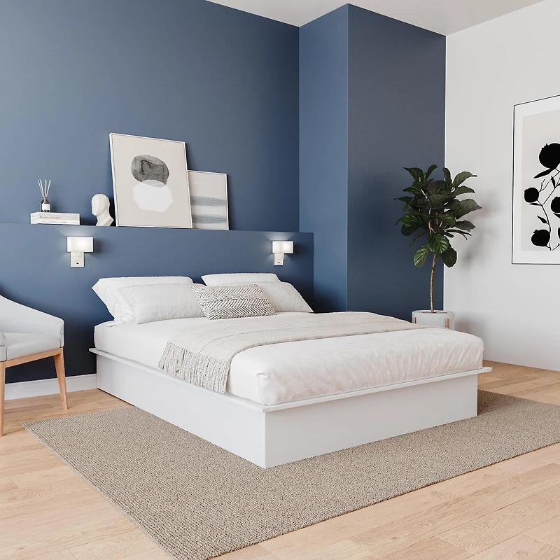 Nexera Valere Platform Bed