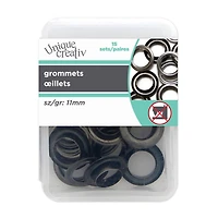 Unique Creativ 11 mm Gunmetal Grommets