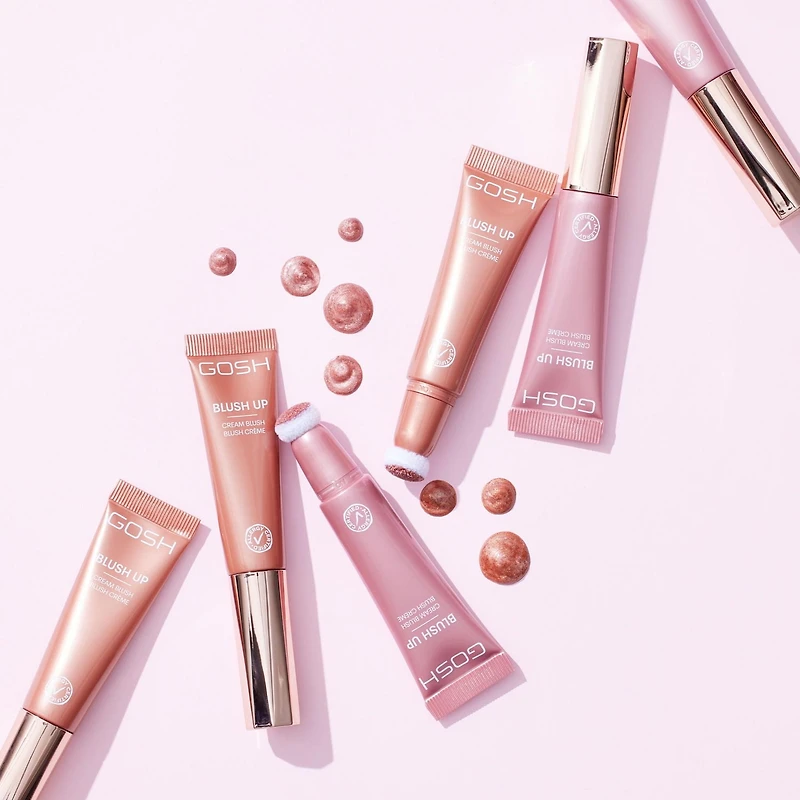 GOSH - BLUSH UP-002 ROSE, Allergy Certified/Perfume Free/Vegan