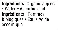 Purée de pommes non sucrée biologique Great Value 620 mL Purée de pommes biologique non sucrée