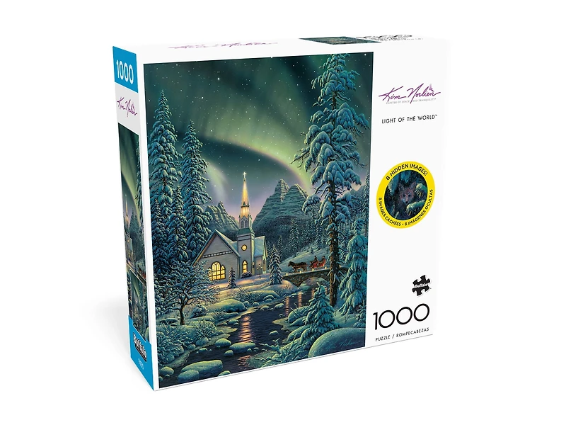 Buffalo Games Light of the World Puzzle imbriqué de 1000 pièces pour adultes de 14 à 99 ans