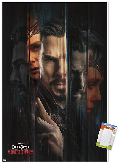 Marvel Doctor Strange in the Multiverse of Madness - Teaser One Sheet Wall Poster, 14.725" x 22.375"