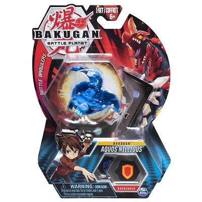 Bakugan, Aquos Nillious, 2-inch Tall Collectible Transforming Creature, for Ages 6 and Up