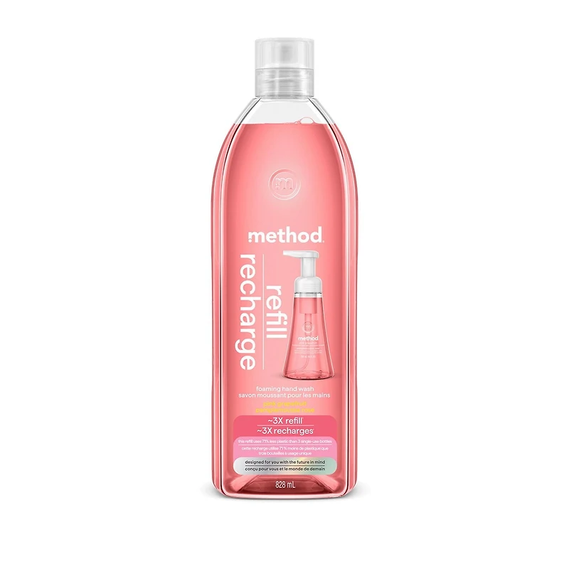 Method Foaming Hand Wash Refill Pink Grapefruit