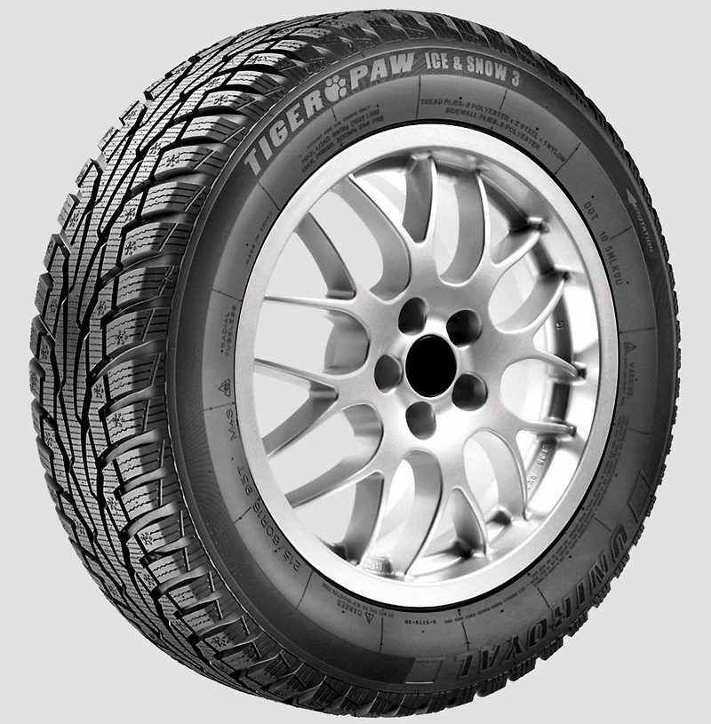 Uniroyal Tiger Paw Ice & Snow 3 tire 195/60R15 88T winter passenger car tire