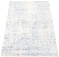 ECARPETGALLERY 4'8" x 6'10" Transitional Galleria Hand-knotted Area Rug for Living Room, Dining Room and Bedroom in Blue