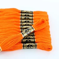 DMC Orange Cotton 6 Strand Floss 8m
