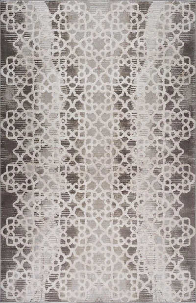 Rug Branch Cadence Abstract Indoor Area Rug, Brown Beige, Modern - Living Room, Bedroom, Dining Room, and Kitchen<br>