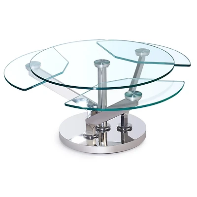Table basse extensible canadienne Tesla