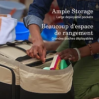 Glacière 24 canettes Coleman Now, capacité de 8,5 litres (32 qte), beige et noir