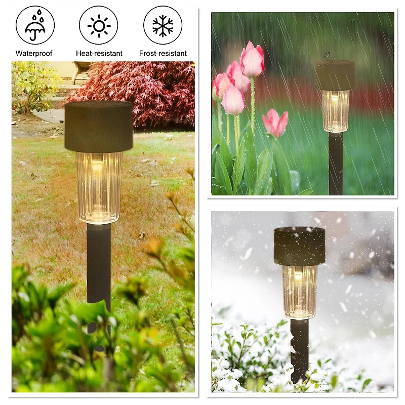 Mainstays Colonne de lumière classique de sentier MS 2L Lampe Solaire