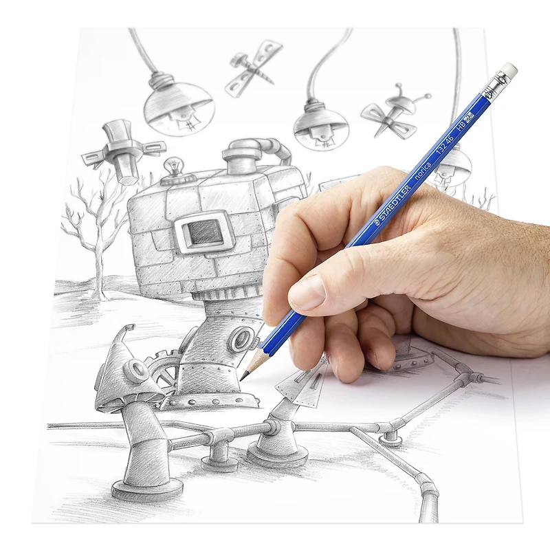 Staedtler Norica + 3 crayons graphite Rally en bonus