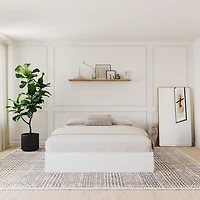 Nexera Aura 3 Drawer White Bed