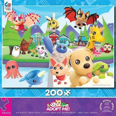 Ceaco Disney Adopt Me Flying 200-Piece Interlocking Jigsaw Puzzle for Children Ages 8+