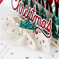 Hallmark Signature Paper Wonder 3D Pop-Up Christmas Card (Merry Christmas Trees)