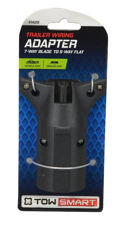 Adaptateur de câblage de remorque - Lame 7 voies vers 5 voies à plat Adaptateurdecâblagederemorque