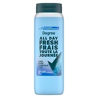 Degree All Day Fresh Body Wash, Cool Rush, Deep Cleansing for Hydrated Skin, Made with Plant Based Cleansers, 600mL