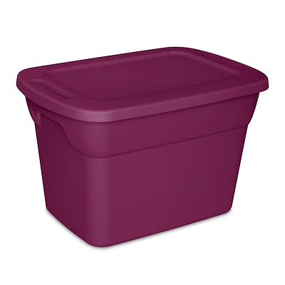 Sterilite 38  Liter Tote  - Violet Magenta
