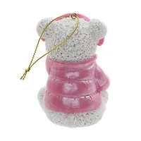 PINK SNOWFLAKE TEDDY GIRL