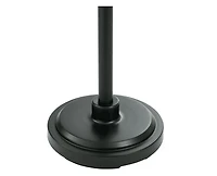Better Homes & Gardens Lampadaire contemporain noir à 3 lumières et verre transparent – ​​63,5 po