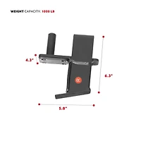 Sunny Health & Fitness J-Hook Attachment for Power Racks and Cages - SF-XFA007