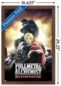Fullmetal Alchemist: Brotherhood - Key Art 1 Wall Poster, 22.375" x 34"