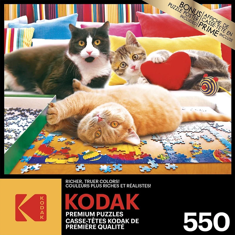 Casse-tête Kodak de 550 pièces - Casse-tête Chatons Casse-tête Kodak Prem 550 pièces