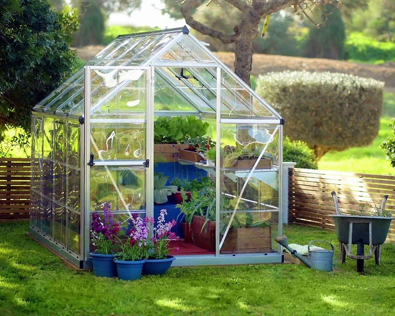Canopia by Palram Harmony 6 ft. x 8 ft. Greenhouse - Silver