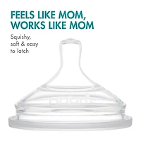 Boon Nursh 8oz Bottle Set Blue - 3 pack