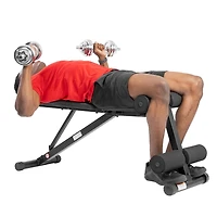 Sunny Health & Fitness Banc de Musculation Incliné / Décliné Réglable - SF-BH620038